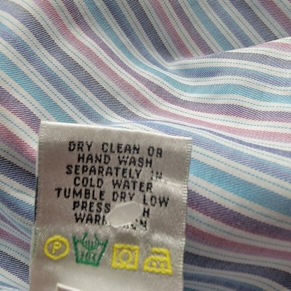 Men's Bugatchi Classic Fit Button Up Shirt. 100% Cotton. Size M. - Picture 6 of 8